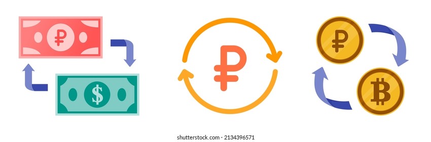 Russian Ruble Foreign Currency and Crypto Exchange