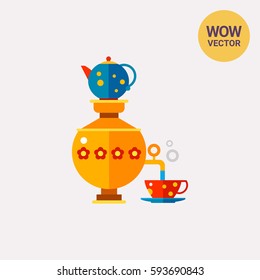 Russian Samovar Icon