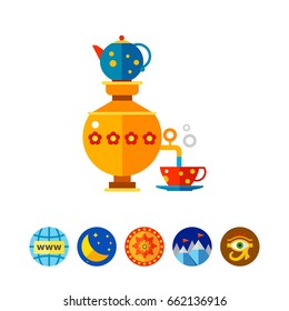 Russian Samovar Icon