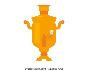Russian samovar. Vector illustration.
