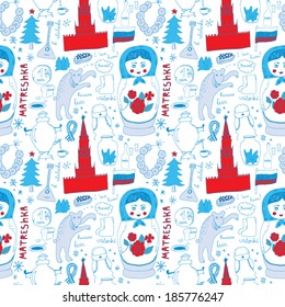 Russian Seamless Pattern