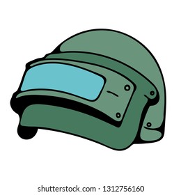 Russian spetsnaz (Special Operations Forces) steel helmet for tactical military. 