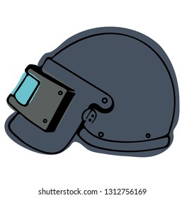 Russian spetsnaz (Special Operations Forces) steel helmet for tactical military. 