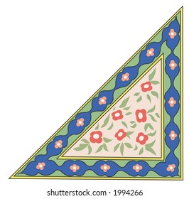 Russian style decorative corner