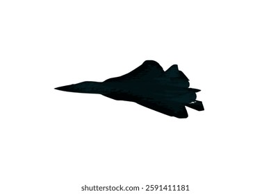 Russian Su Fighter Jet Vector Icon or Black Fighter Jet Icon For Apps, Websites And More. Black Russian aircraft Fighter Jet Icon Vector or fighters plane sign on white background