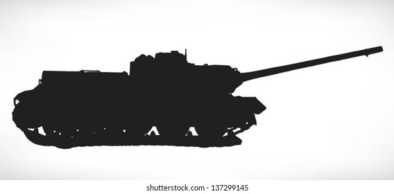 Russian tank vector