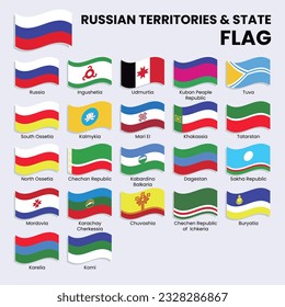 Russian Territory Waving Flags collection