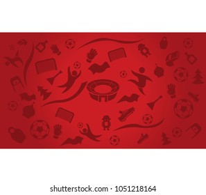 Russian theme vector wallpaper. Using  16:9 aspect ratio size. 