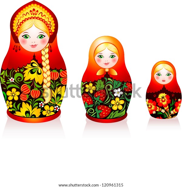 matryoshka doll painting