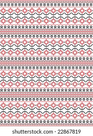 The russian traditional embroidery.Vector illustration