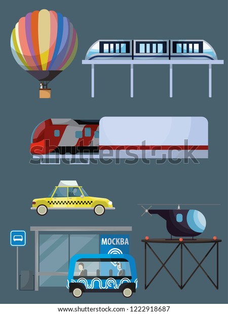 Russian Transport Flat\
Graphic