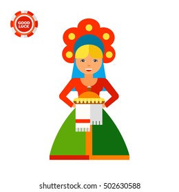 Russian Welcome Icon