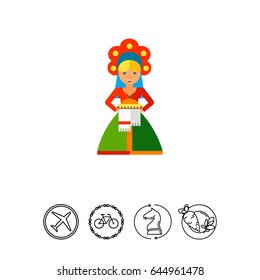 Russian Welcome Icon