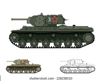 Russian WW2 KV-1 Tank