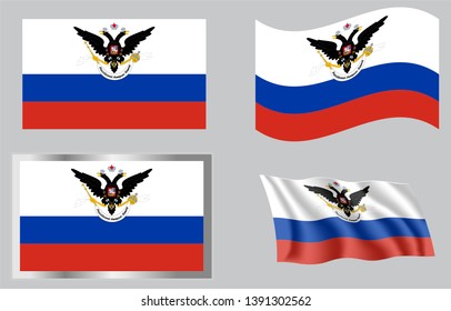 Russian-American Company Flag of 1867