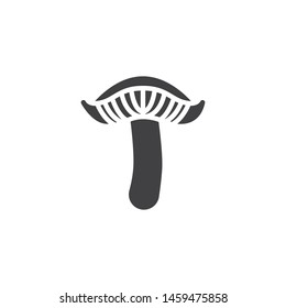 Russula mushroom vector icon. filled flat sign for mobile concept and web design. Fungus glyph icon. Symbol, logo illustration. Vector graphics