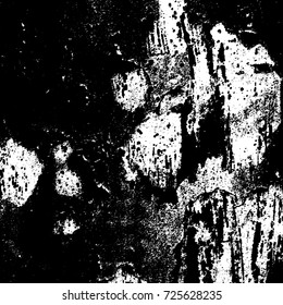 Rust On Metal. Grunge Abstract Modern Texture Template. Vector illustration. Distress Background. Painting For Creative Graphic Design. Black And White Chaotic Elements Wallpapers.