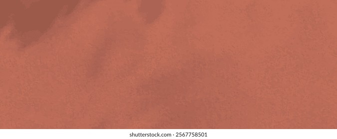 Rust-colored background with a soft watercolor textured background style. The background features a warm rust color with subtle shading. Minimal watercolor texture background vector