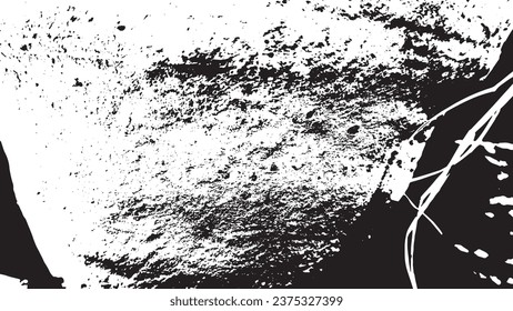 patrón de textura en blanco y negro de ladrillo roto