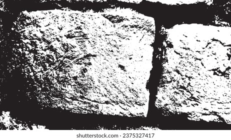 rusted brick black and white texture pattern