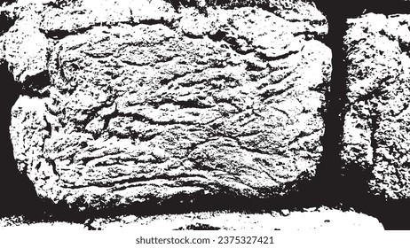 rusted brick black and white texture pattern