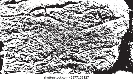 patrón de textura en blanco y negro de ladrillo roto