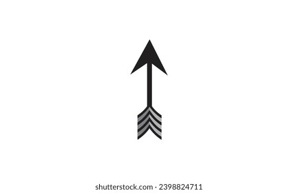 Rustic arrow with ornamental design