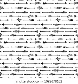 Rustic arrow seamless beautiful pattern vector