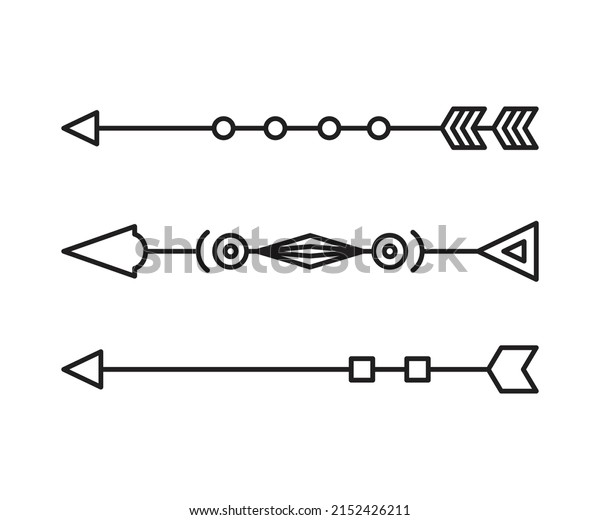 rustic arrows dividers
line illustration