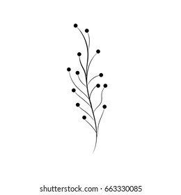 rustic branch with fruits desifn