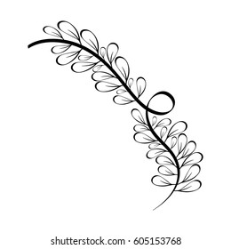 rustic branch plant decoration