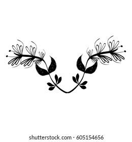 rustic branche plant design