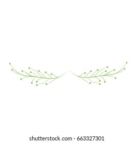 rustic branches with fruits decoration design
