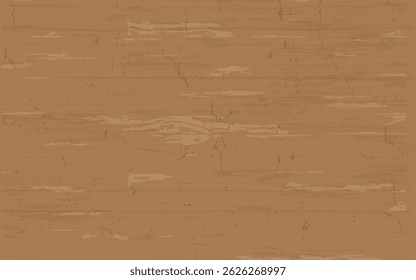 Rustic brown woodgrain background with horizontal tan streaks and subtle distressing, perfect for organic, vintage, or natural-themed designs. Ideal for packaging, branding, or cozy digital backdrops.