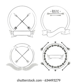 rustic card event festive template image line