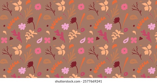 Rustic Chic Floral Pattern – Nature-Inspired Design