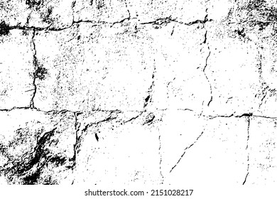 Rustic cracked vector texture with many cracks and scratches. Abstract background. Broken and damaged surface. Aged backdrop. Vector graphic illustration with transparent white. EPS10.