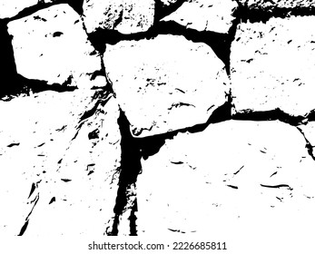 Rustic cracked vector texture with many cracks and scratches. Abstract background. Broken and damaged surface. Aged backdrop. Vector graphic illustration with transparent white. EPS10.