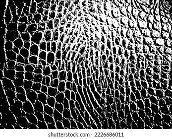 Rustic cracked vector texture with many cracks and scratches. Abstract background. Broken and damaged surface. Aged backdrop. Vector graphic illustration with transparent white. EPS10.