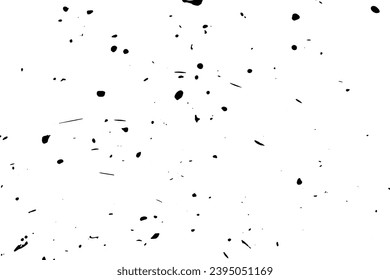 Rustic cracked vector texture with many cracks and scratches. Abstract background. Broken and damaged surface. Aged backdrop. Vector graphic illustration with transparent white. EPS10.