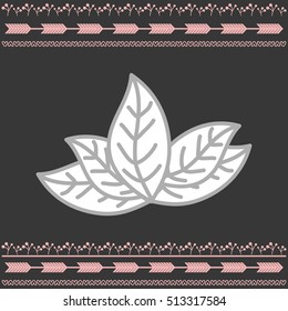 Rustic decorative style icon vector illustration graphic design