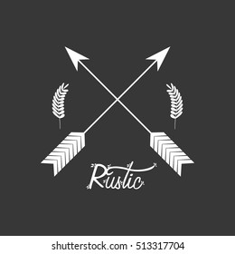 Rustic decorative style icon vector illustration graphic design