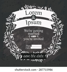 Rustic design over black grunge background, vector illustration 