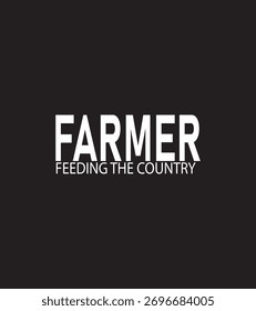 Rustic Farmer Typography Vector Design