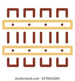 Rustic Fence icon for web, app, infographic etc