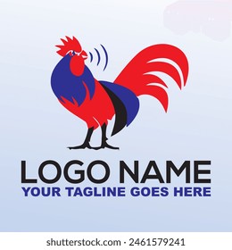 rustic fire chicken logo, hen flame hot symbol vector icon illustration, modern gradient logo , fast food restaurant app icon Simple and elegant chicken designs vector logo