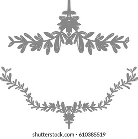 rustic flowers with ribbon decoration