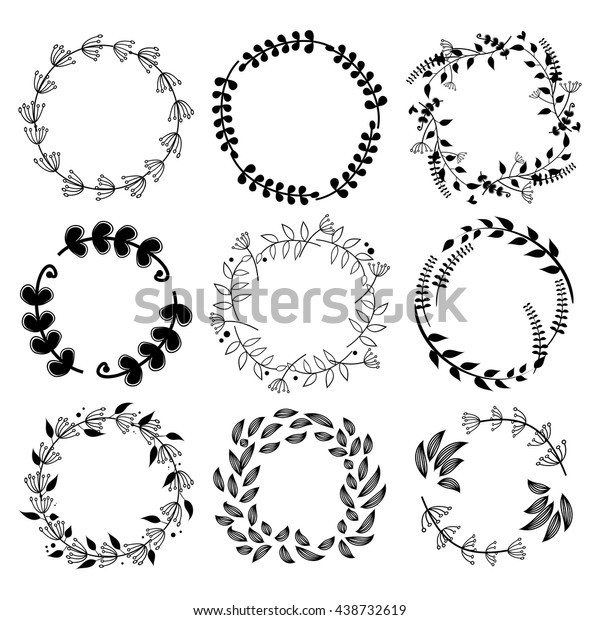 Background Rustic Frame Vector Design Rustic Frame Vector Stock Vector (Royalty Free) 438732619
