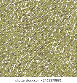 Rustic gold carpet with white and brown flecks. Rough country blanket. Floor rug texture. Abstract vector seamless.