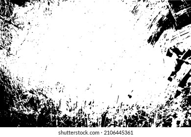 Rustic grunge vector texture with grain and stains. Abstract noise background. Weathered surface. Dirty and damaged. Detailed rough backdrop. Vector graphic illustration with transparent white. EPS10.